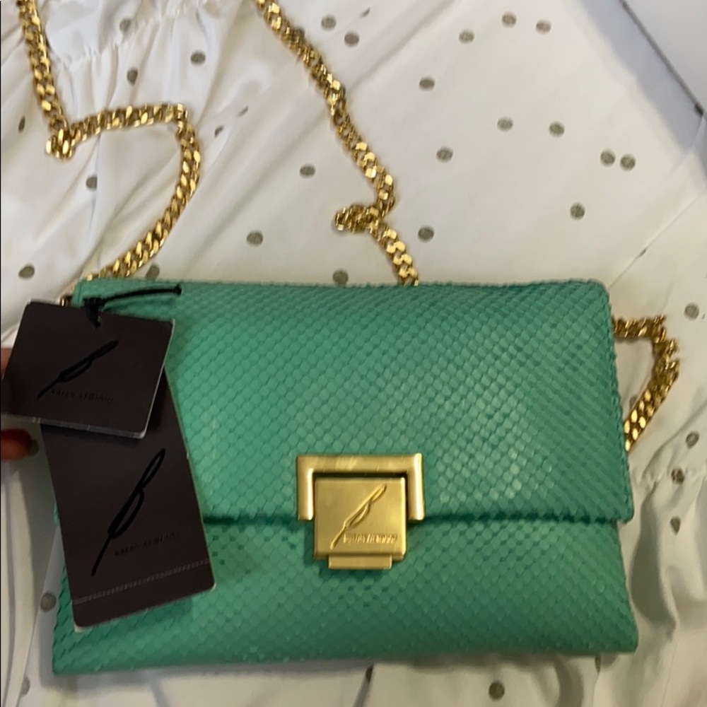 Mint green Brian Atwood bag